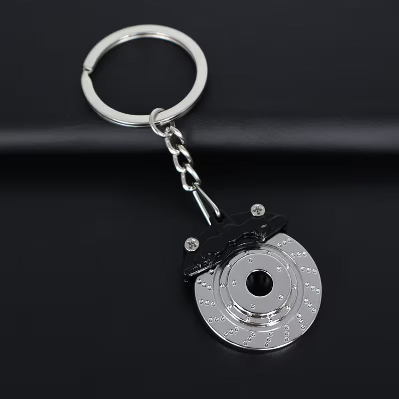 Spinning Disc & Caliper Keychain
