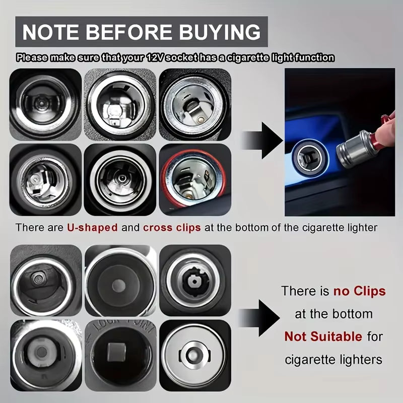 Performance 12V Anodized Aluminum Car Lighter Plug
