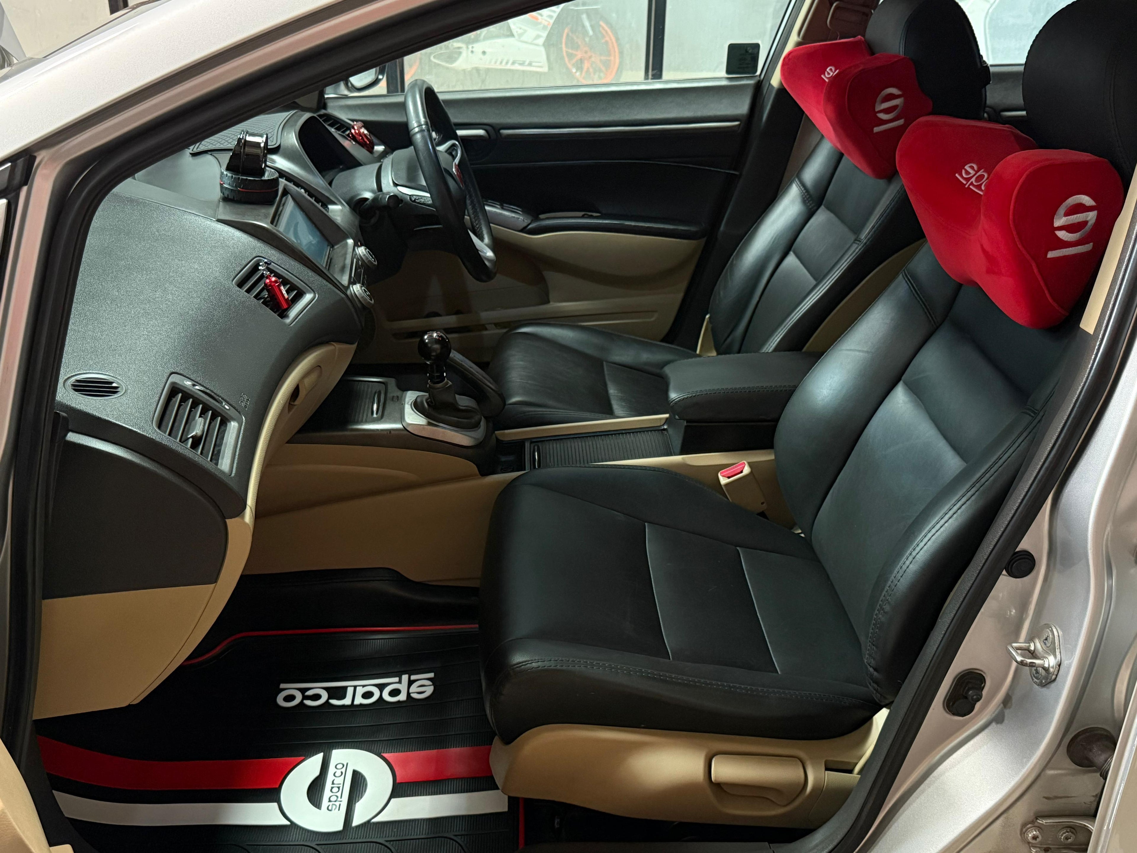 Premium Racing Red Sparco Car Floor mat