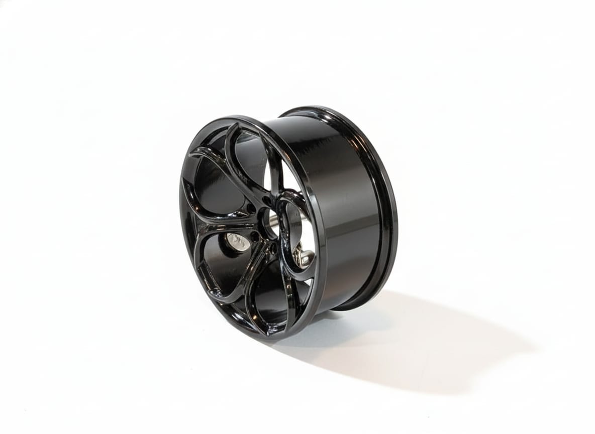 Metal Alloy Wheel Keychain