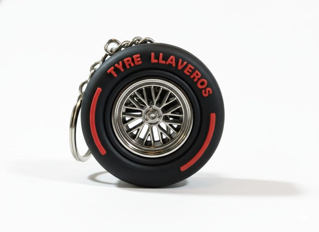 Racing Tyre Keychain