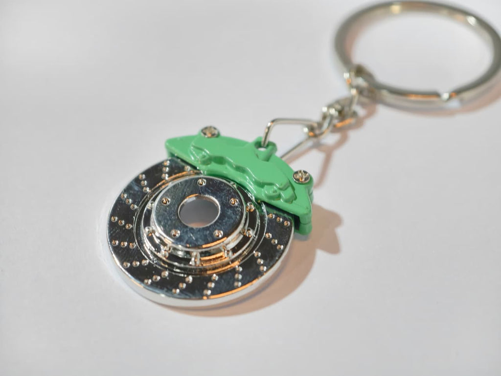 Spinning Disc & Caliper Keychain