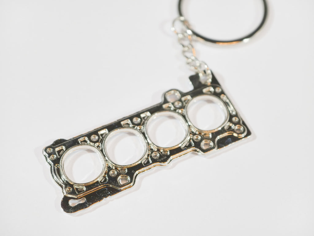 4-Cylinder Head Gasket Keychain