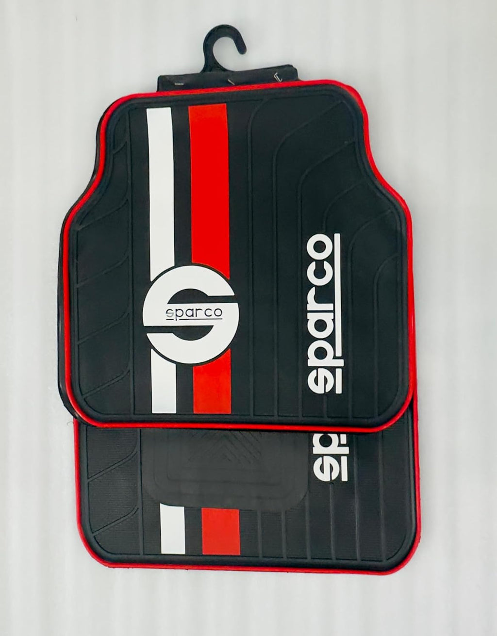 Premium Racing Red Sparco Car Floor mat